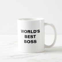 O melhor chefe do mundo caneca
