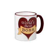 O melhor chefe do mundo caneca