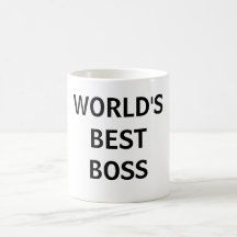 O MELHOR CHEFE DO MUNDO CANECAS