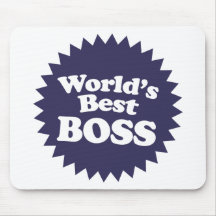 O melhor chefe do mundo mousepad