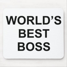 O melhor chefe do mundo mousepad
