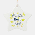 O melhor chefe dos mundos ornamentos