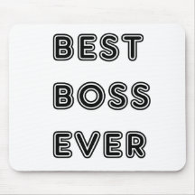O melhor chefe nunca mouse pad