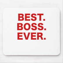 O melhor chefe nunca mouse pad