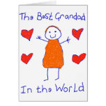 O melhor Grandad no mundo Cartao