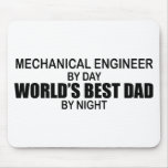 O melhor pai do mundo - engenheiro mecânico mouse pad