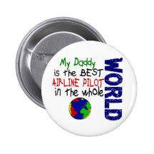 O melhor piloto da linha aérea no mundo 2 (pai) pins