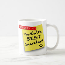 O melhor secretário Postar do mundo Caneca