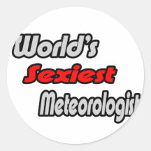 O meteorologista o mais "sexy" do mundo adesivo
