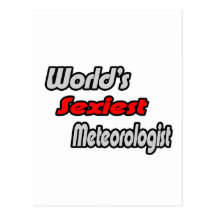 O meteorologista o mais "sexy" do mundo cartao postal