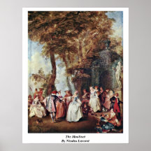 O Moulinet por Nicolas Lancret Posters