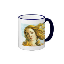 O nascimento de Venus - caneca do detalhe