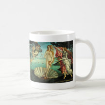O nascimento de Venus por Sandro Botticelli Caneca