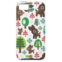 O Natal retro bonito caçoa a rena do iphone 5 capas casemate