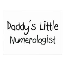 O Numerologist pequeno do pai Cartões Postais