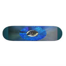 O olho do pavão skate personalizado
