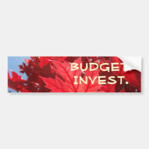 O orçamento das folhas de outono investe autocolan adesivos
