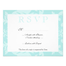 O ovo RSVP azul do pisco de peito vermelho simples Convite Personalizado