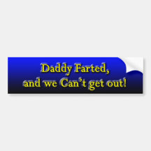 O pai Farted Adesivo