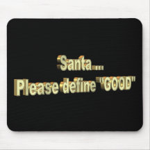 O papai noel define bom mousepads