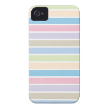 O Pastel listra a caixa de Iphone 4/4S iPhone 4 Capa