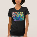 O pavão mostra suas penas t-shirts