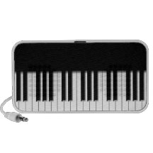 O piano fecha o preto & o branco caixinhas de som