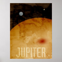 O planeta Jupiter Pôsteres
