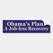 O plano de Obama Adesivo