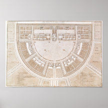 O plano geral do sal trabalha 'no city ideal poster