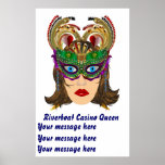 O poster 38" do carnaval x 60" personaliza notas d