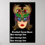 O poster 38" do carnaval x 60" personaliza notas d