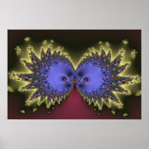O poster abstrato dos amantes