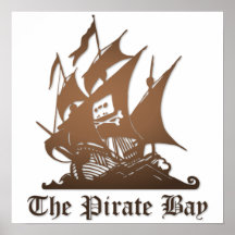 O poster da baía do pirata