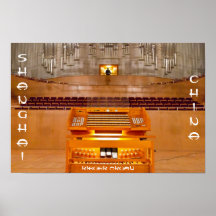 O poster o maior do órgão de China