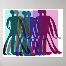 O poster   "todo o mundo é um palco "