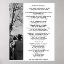 O presidente pelo poema do poster de Roy Lee pelo 