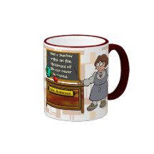 O quadro-negro da vida caneca