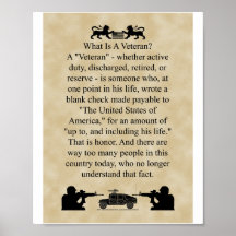 O que é uma versão menor do veterano poster