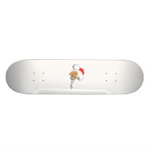 O rato pequeno do papai noel skates personalizados