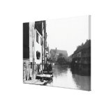 O rio Gera em Erfurt, Thiringia, c.1910 Impressão Em Canvas