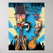 O rolo da rocha n sonha o poster