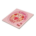 o rosa leitão com ouve-se para ser meu azulejo