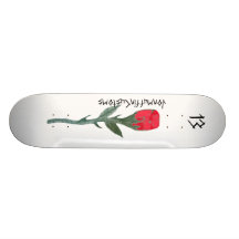 o rosa skates personalizados