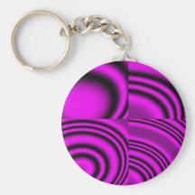 O roxo curva o chaveiro