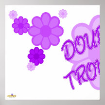 O roxo dobro do problema floresce a parte 1 posters