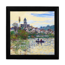 O Seine em Vetheuil Claude Monet Porta Jóia