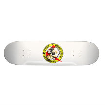 O selo de aprovação da cara inoperante skates personalizados