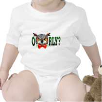 O Sr. Coruja diz O RLY? Macacãozinho Para Bebê
