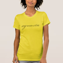 O T das mulheres agnósticas Tshirts